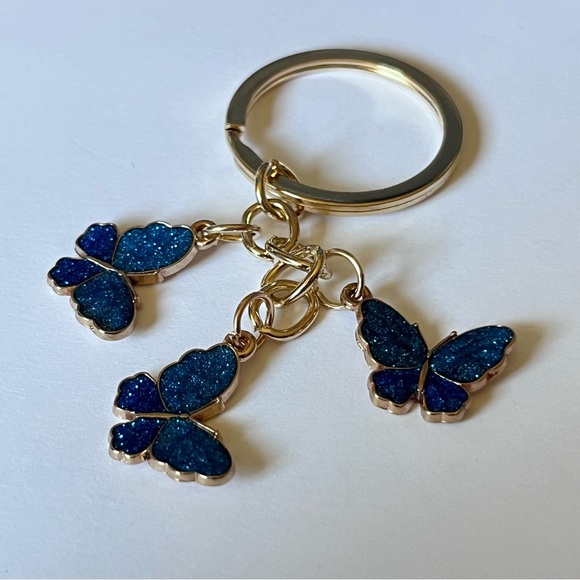 Butterfly Bag Charm Keychain - Picture 3 of 5